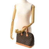 LOUIS VUITTON Louis Vuitton Monogram Alma Brown M51130 Ladies Monogram Canvas Handbag B Rank Used Ginzo