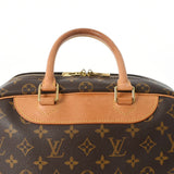 LOUIS VUITTON ルイヴィトン モノグラム ドーヴィル ブラウン M47270 ユニセックス モノグラムキャンバス ハンドバッグ Bランク 中古 銀蔵