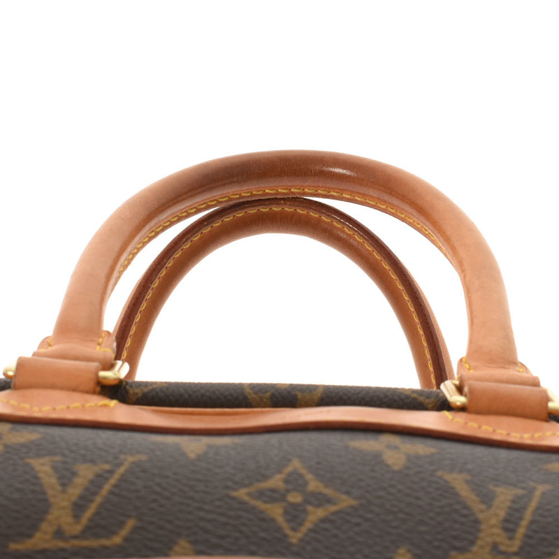 LOUIS VUITTON ルイヴィトン モノグラム ドーヴィル ブラウン M47270 ユニセックス モノグラムキャンバス ハンドバッグ Bランク 中古 銀蔵