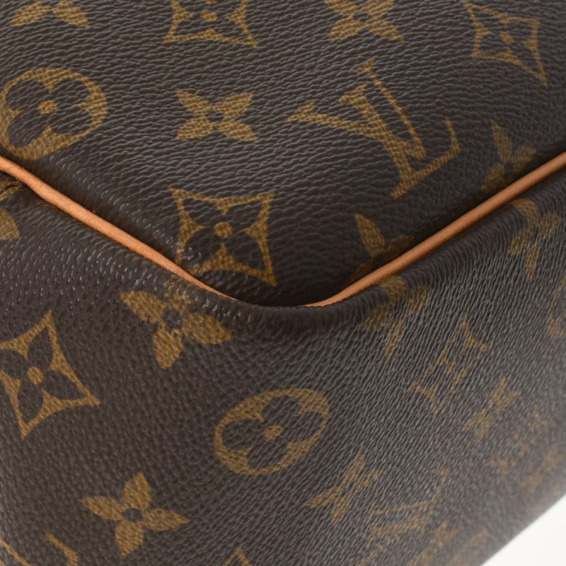 LOUIS VUITTON ルイヴィトン モノグラム ドーヴィル ブラウン M47270 ユニセックス モノグラムキャンバス ハンドバッグ Bランク 中古 銀蔵