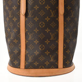 LOUIS VUITTON Louis Vuitton Monogram Baguet L Tote Bag Brown M42236 Ladies Monogram Canvas Handbag B Rank used Ginzo