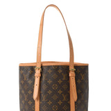 LOUIS VUITTON Louis Vuitton Monogram Baguet L Tote Bag Brown M42236 Ladies Monogram Canvas Handbag B Rank used Ginzo