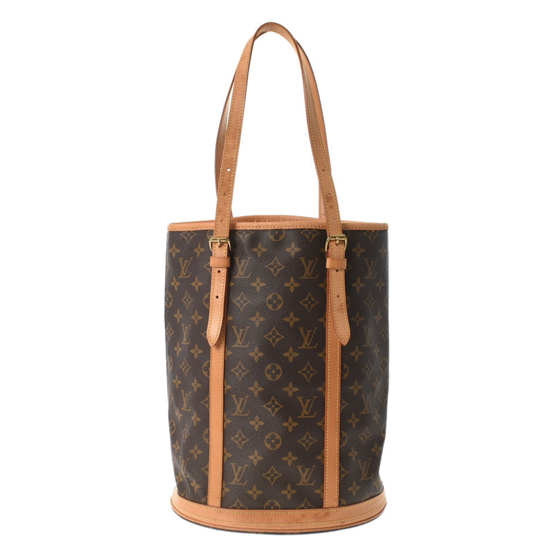 LOUIS VUITTON ルイヴィトン モノグラム バゲットL トートバッグ ブラウン M42236 レディース モノグラムキャンバス ハンドバッグ Bランク 中古 銀蔵