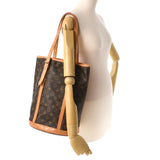 LOUIS VUITTON Louis Vuitton Monogram Baguet L Tote Bag Brown M42236 Ladies Monogram Canvas Handbag B Rank used Ginzo