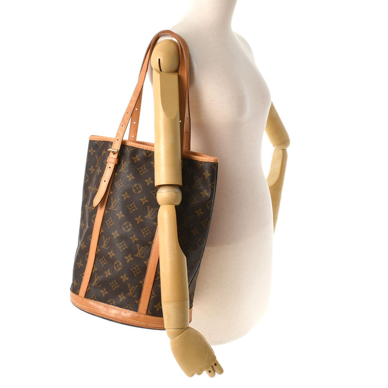 LOUIS VUITTON ルイヴィトン モノグラム バゲットL トートバッグ ブラウン M42236 レディース モノグラムキャンバス ハンドバッグ Bランク 中古 銀蔵