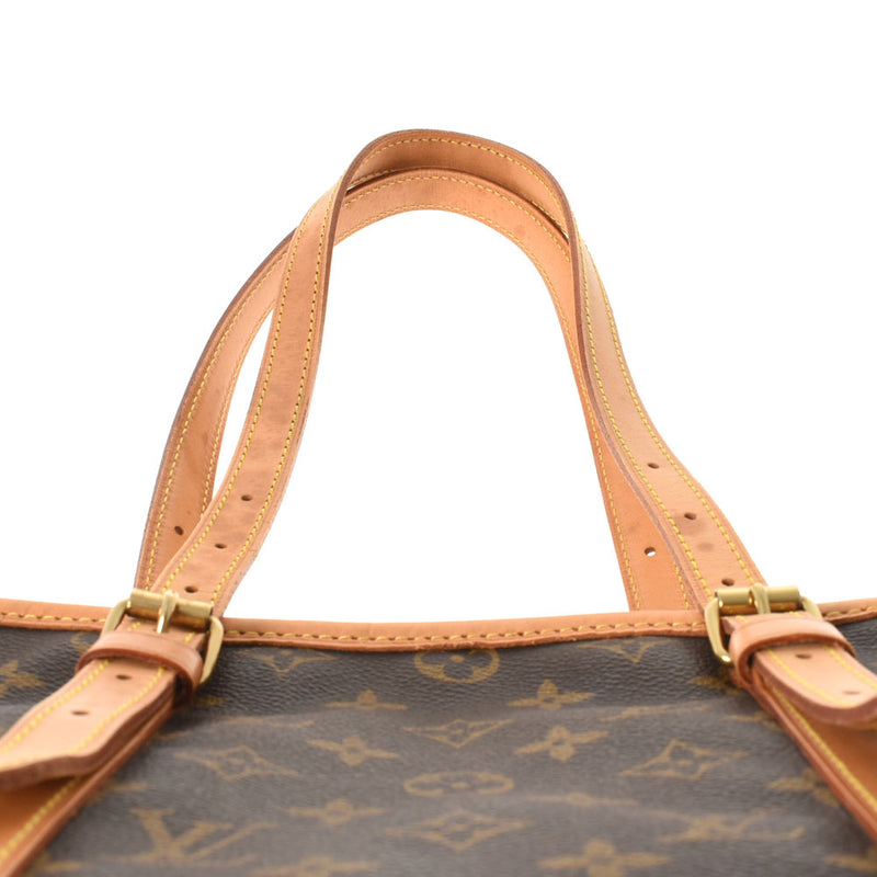 LOUIS VUITTON ルイヴィトン モノグラム バゲットL トートバッグ ブラウン M42236 レディース モノグラムキャンバス ハンドバッグ Bランク 中古 銀蔵