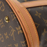 LOUIS VUITTON ルイヴィトン モノグラム バゲットL トートバッグ ブラウン M42236 レディース モノグラムキャンバス ハンドバッグ Bランク 中古 銀蔵