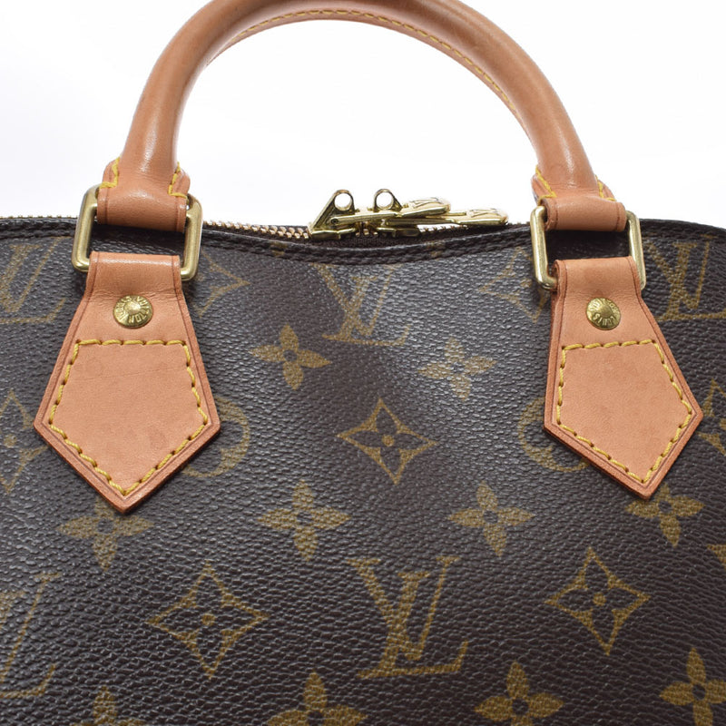 LOUIS VUITTON Louis Vuitton Monogram Alma Brown M51130 Ladies Monogram Canvas Handbag AB Rank Used Ginzo