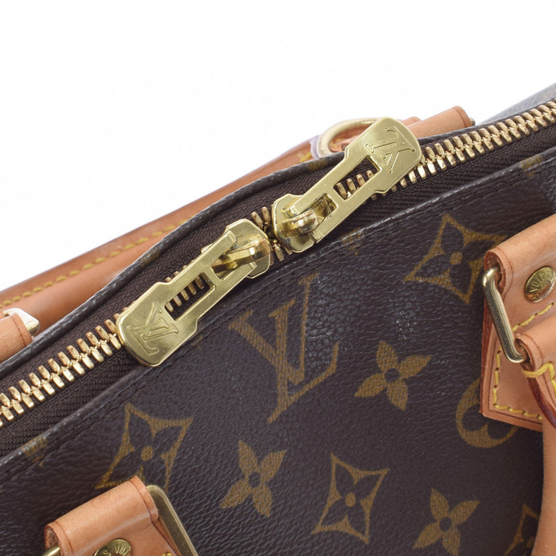 LOUIS VUITTON Louis Vuitton Monogram Alma Brown M51130 Ladies Monogram Canvas Handbag AB Rank Used Ginzo