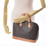 LOUIS VUITTON Louis Vuitton Monogram Alma Brown M51130 Ladies Monogram Canvas Handbag AB Rank Used Ginzo