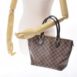 LOUIS VUITTON Louis Vuitton Dami Saleya PM Brown N51183 Ladies Dami Cambus Handbag A Rank used Ginzo