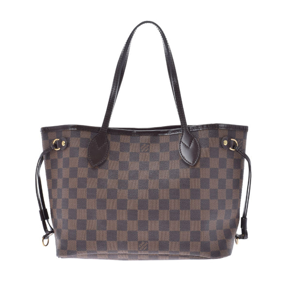 LOUIS VUITTON ルイヴィトン ダミエ ネヴァーフル PM ブラウン N51109 レディース ダミエキャンバス ハンドバッグ Bランク 中古 銀蔵