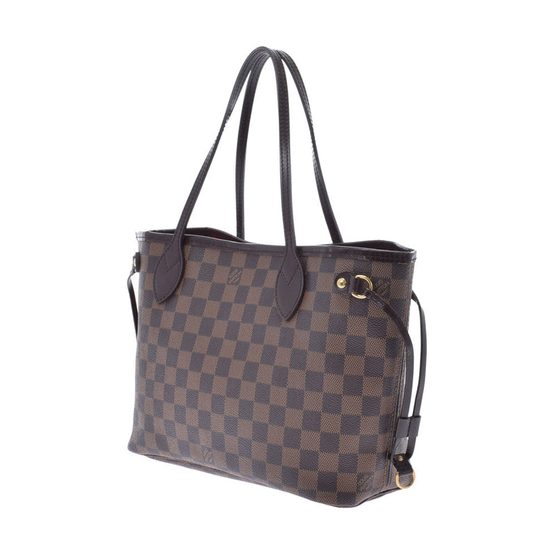 LOUIS VUITTON ルイヴィトン ダミエ ネヴァーフル PM ブラウン N51109 レディース ダミエキャンバス ハンドバッグ Bランク 中古 銀蔵