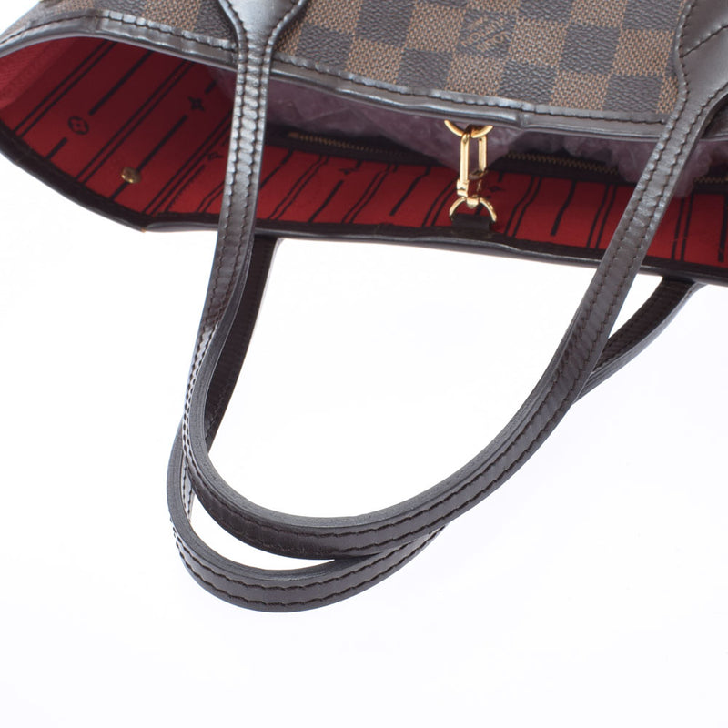 LOUIS VUITTON Louis Vuitton Damier Never Full PM Brown N51109 Ladies Dami Canbus Handbag B Rank Used Ginzo