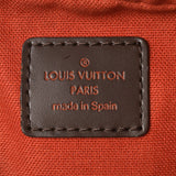 LOUIS VUITTON Louis Vuitton Damier Jeronimos Brown N51994 Unisex Damier Canbus Body Bag AB Rank Used Ginzo