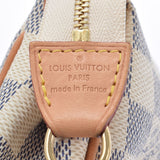 LOUIS VUITTON Louis Vuitton Damier Azur Eva 2WAY White N55214 Ladies Dami Azur Canvas Shoulder Bag A Rank used Ginzo