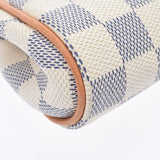 LOUIS VUITTON Louis Vuitton Damier Azur Eva 2WAY White N55214 Ladies Dami Azur Canvas Shoulder Bag A Rank used Ginzo