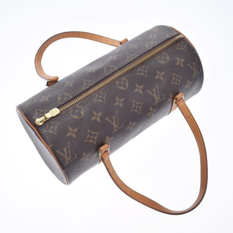 LOUIS VUITTON ルイヴィトン モノグラム パピヨンPM ブラウン M51386 レディース モノグラムキャンバス ハンドバッグ Cランク 中古 銀蔵