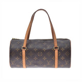 路易威顿路易斯·维顿（Louis Vuitton）会标PAPILLON PM BROWN M51386女士会标帆布手提包C等级二手Ginzo