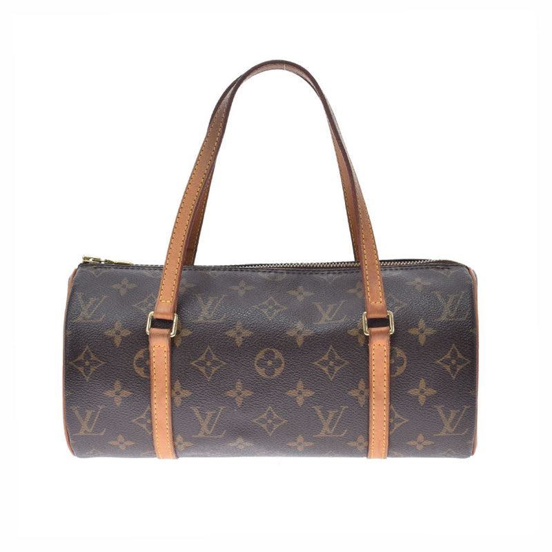 LOUIS VUITTON Louis Vuitton Monogram Papillon PM Brown M51386 Ladies Monogram Canvas Handbag C Rank Used Ginzo