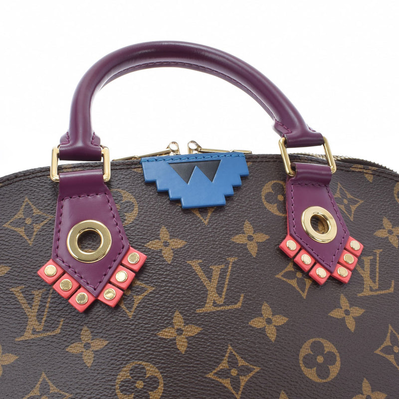 LOUIS VUITTON ルイヴィトン モノグラム トーテムコレクション アルマ PM マゼンダ M41662 レディース モノグラムキャンバス ハンドバッグ Aランク 中古 銀蔵