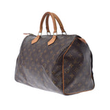 LOUIS VUITTON ルイヴィトン モノグラム スピーディ35 ブラウン M41524 ユニセックス モノグラムキャンバス ハンドバッグ Bランク 中古 銀蔵