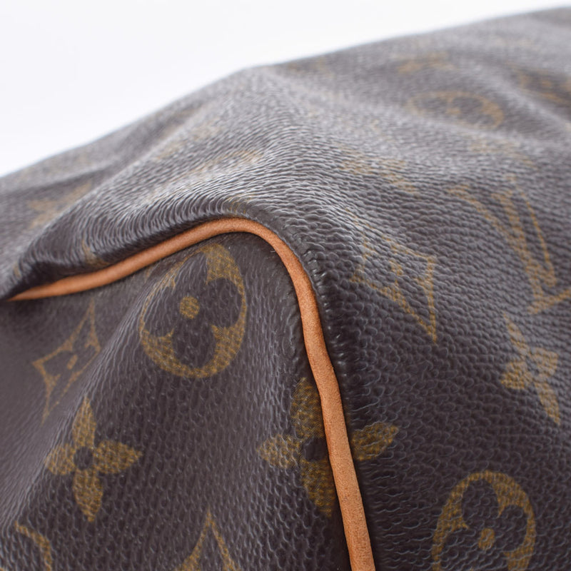 LOUIS VUITTON Louis Vuitton Monogram Speedy 35 Brown M41524 Unisex Monogram Canvas Handbag B Rank used Ginzo