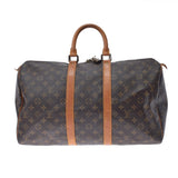 LOUIS VUITTON Louis Vuitton Monogram Kepol 45 Brown M41418 Unisex Monogram Canvas Boston Bag B Rank used Ginzo