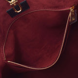 LOUIS VUITTON Louis Vuitton Monogram Amplant Onzago MM 2WAY Black/Beige M45595 Ladies Leather Tote Bag AB Rank Used Ginzo