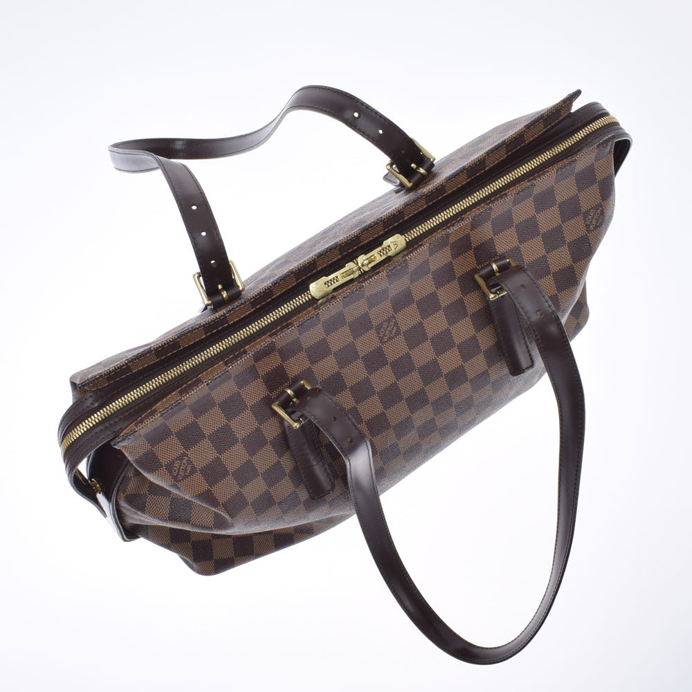 ルイヴィトンチェルシー トートバッグ 14137 ブラウン ユニセックス ダミエキャンバス ショルダーバッグ N51119 LOUIS VUITTON  中古 – 銀蔵オンライン