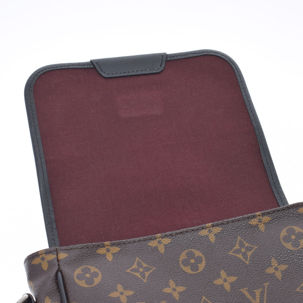 ルイヴィトンマカサー バスPM 14145 ブラウン/黒 メンズ モノグラムキャンバス ショルダーバッグ M56717 LOUIS VUITTON  中古 – 銀蔵オンライン