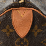 LOUIS VUITTON Louis Vuitton Monogram Speedy 35 Brown M41524 Unisex Monogram Canvas Handbag B Rank used Ginzo