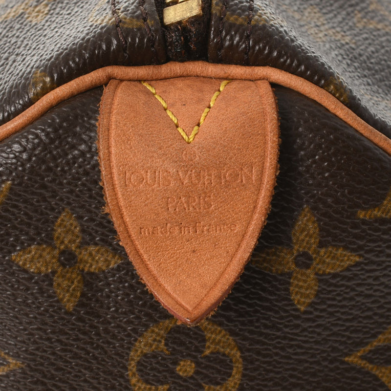 LOUIS VUITTON ルイヴィトン モノグラム スピーディ35 ブラウン M41524 ユニセックス モノグラムキャンバス ハンドバッグ Bランク 中古 銀蔵