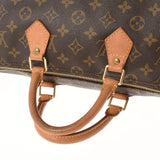 LOUIS VUITTON Louis Vuitton Monogram Speedy 35 Brown M41524 Unisex Monogram Canvas Handbag B Rank used Ginzo