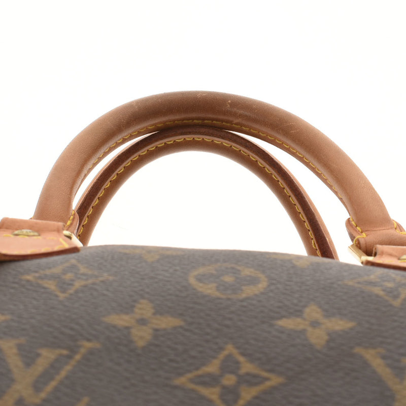 LOUIS VUITTON Louis Vuitton Monogram Speedy 35 Brown M41524 Unisex Monogram Canvas Handbag B Rank used Ginzo