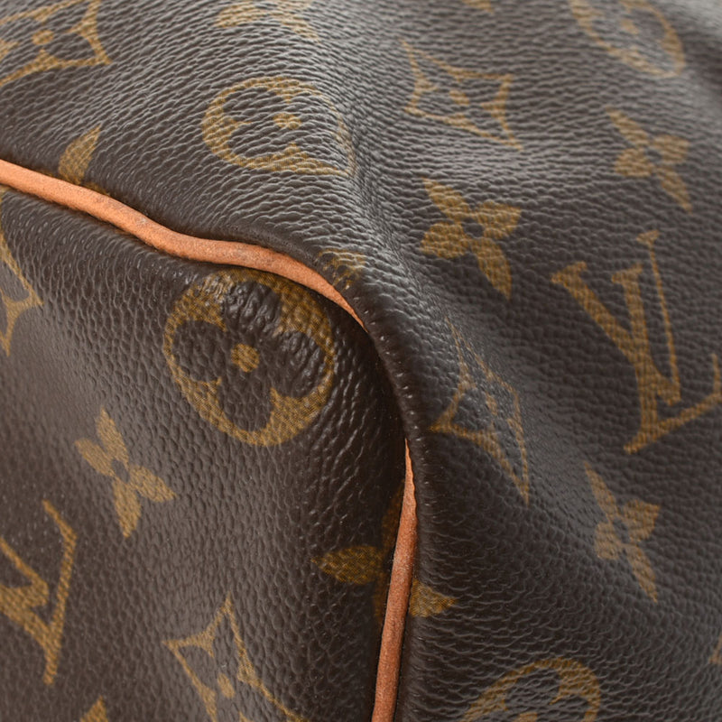 LOUIS VUITTON Louis Vuitton Monogram Speedy 35 Brown M41524 Unisex Monogram Canvas Handbag B Rank used Ginzo