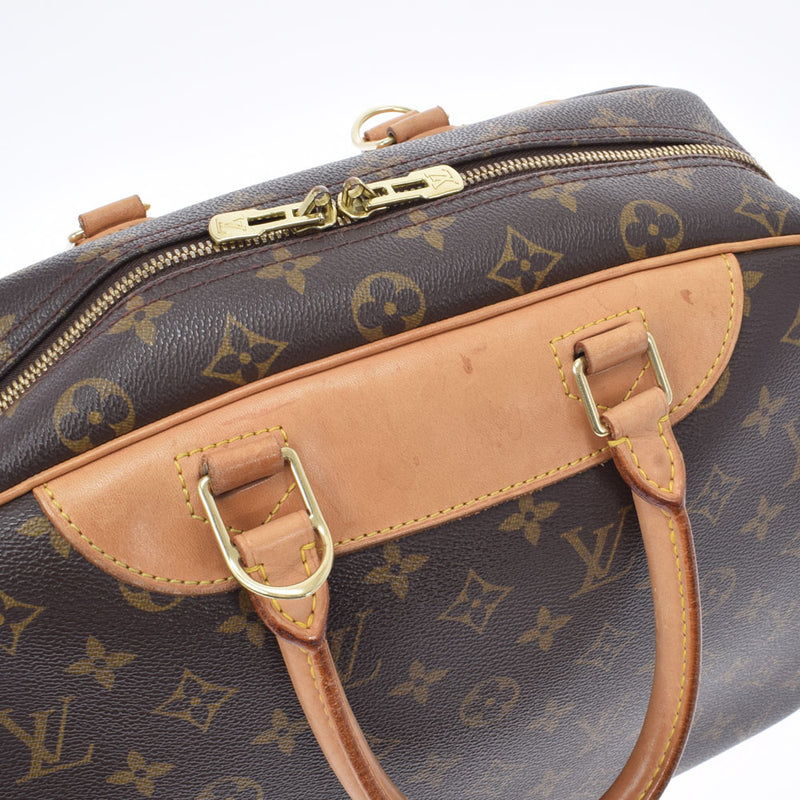 LOUIS VUITTON ルイヴィトン モノグラム ドーヴィル ブラウン M47270 ユニセックス モノグラムキャンバス ハンドバッグ Bランク 中古 銀蔵