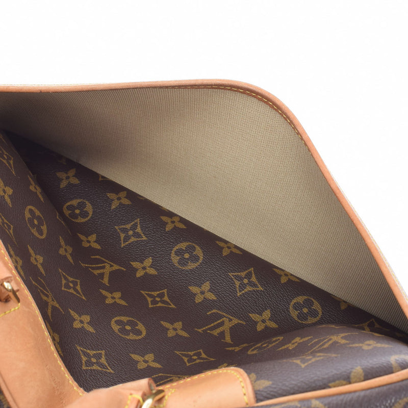 LOUIS VUITTON Louis Vuitton Monogram Dorville Brown M47270 Unisex Monogram Canvas Handbag B Rank used Ginzo