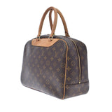 LOUIS VUITTON ルイヴィトン モノグラム ドーヴィル ブラウン M47270 ユニセックス モノグラムキャンバス ハンドバッグ Bランク 中古 銀蔵