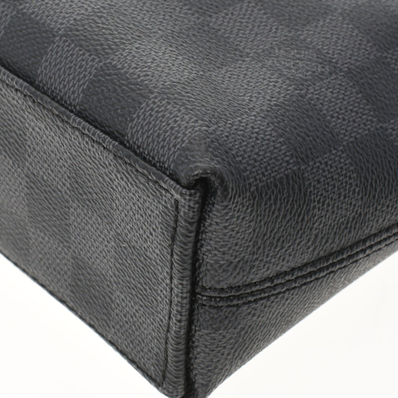 LOUIS VUITTON Louis Vuitton Damier Graphit PDV PM Black/Gray N41478 Men's Damier Graphit Canvas Business Bag A Rank used Ginzo