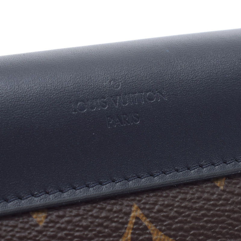 Ginzo Used Louis Vuitton Monogram Portofoyiller Turley M64120 Marine X Saffran New Hometown [Mother's Day 100,000 yen]