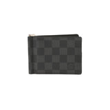 路易威顿路易·维顿（Louis Vuitton）路易威登（Louis Vuitton）达米尔（Damier Damier）Grushit Portofeuille黑色N61000男士Damier Graphit Canvas Bank Bank二手Ginzo