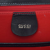 GUCCI Gucci Bamboo Black Gold Bracket Ladies Calf Bamboo Handbag A Rank used Ginzo