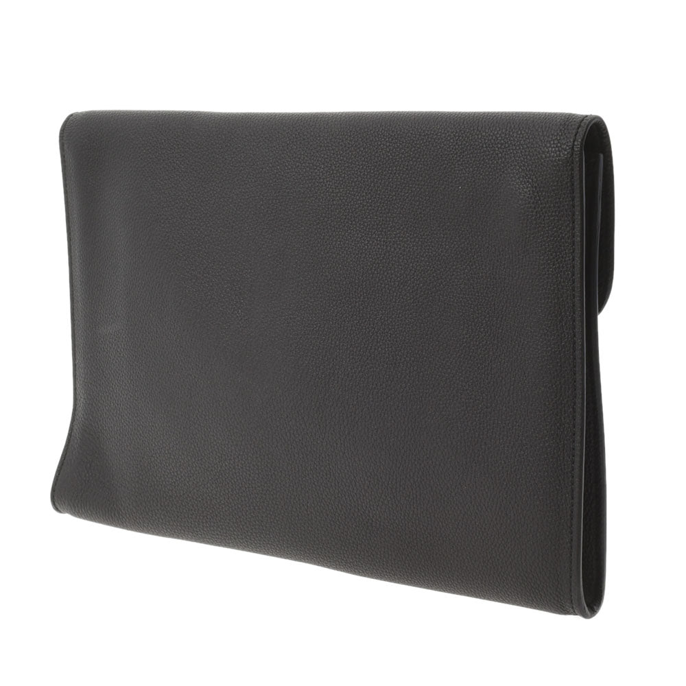 グッチ 黒 ユニセックス カーフ クラッチバッグ 353405 GUCCI 中古