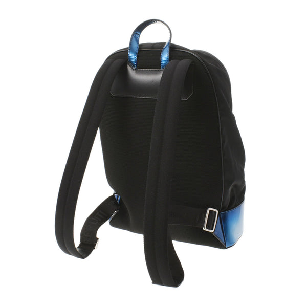 BERLUTI Berluti Black x Blue Unisex Nylon Enamel Backpack Daypack A Rank used Ginzo