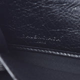 Balenciaga Balenciaga巨大ZIP ZIP圆形拉链黑色253053男女Calf Long Wallet AB级使用Ginzo