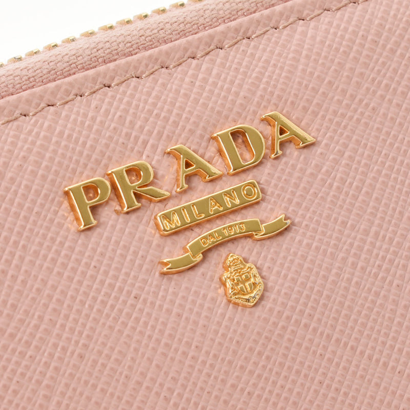 Prada Prada Pink Ladies Safiano Coin Case Ab Rank使用Ginzo