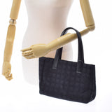 CHANEL Chanel Neutral Line Tote PM Black Ladies Nylon Handbag A Rank used Ginzo