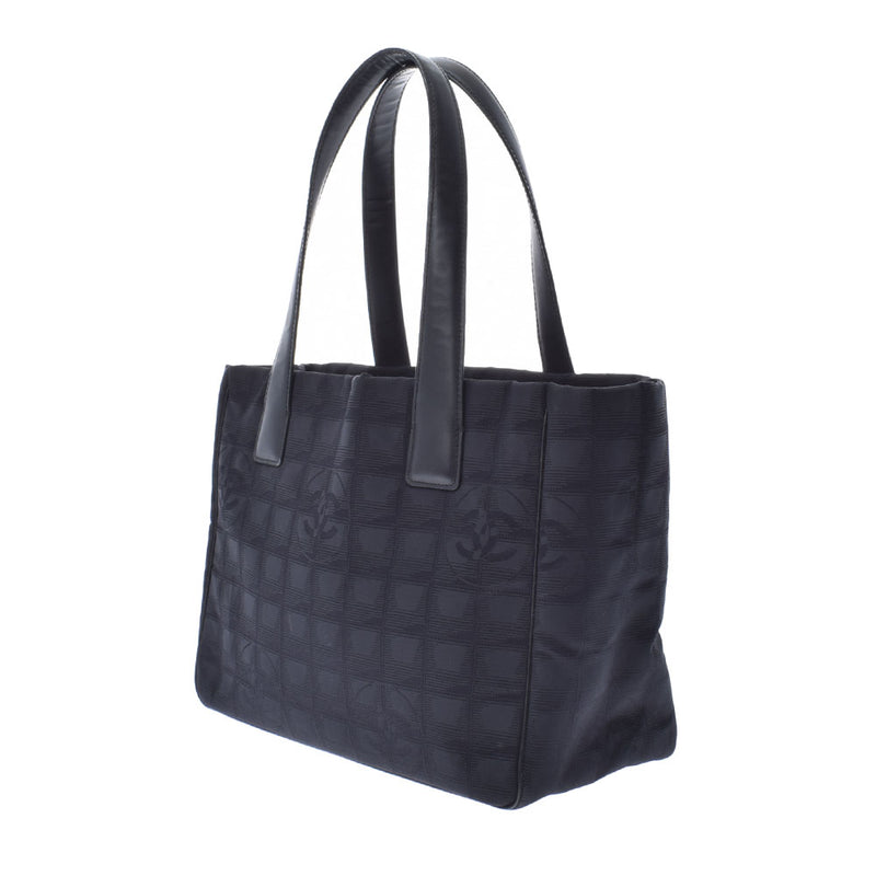 シャネルニュートラベルライン トート PM 黒 レディース ナイロン