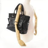 CHANEL Chanel Paris Beerlit Tote GM Black Silver Bracket Ladies Leather Canvas Tote Bag A Rank used Ginzo